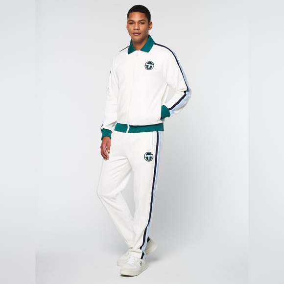 Sergio Tacchini MONTE TRACK JACKET ARCHIVIO- GARDENIA & PANTS SET - Picture 3 of 14